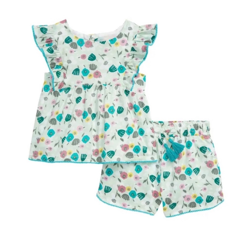 Peek Baby Girl Top and Short Set